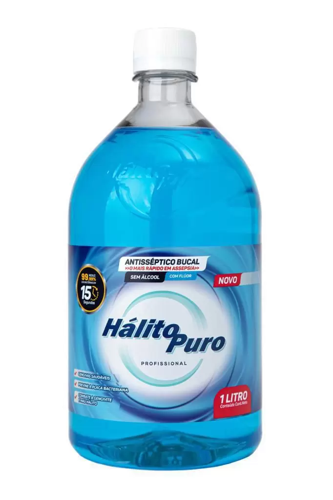 antisseptico bucal 1lt halito puro